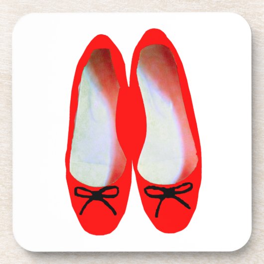 Dessous-de-verre chaussures rouges (Devant)