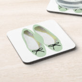 Dessous-de-verre Chaussures vertes (Côté gauche)