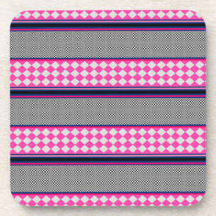 Dessous-de-verre Check Stripes Harlequin Conception de Motif mixte