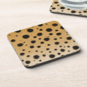 Dessous-de-verre Cheetah Spots Exotique Fourrure Poster de animal r (Côté gauche)