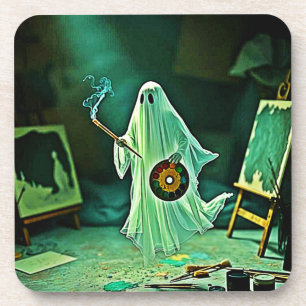 Dessous-de-verre Chef-d'oeuvre Eerie de l'artiste fantôme