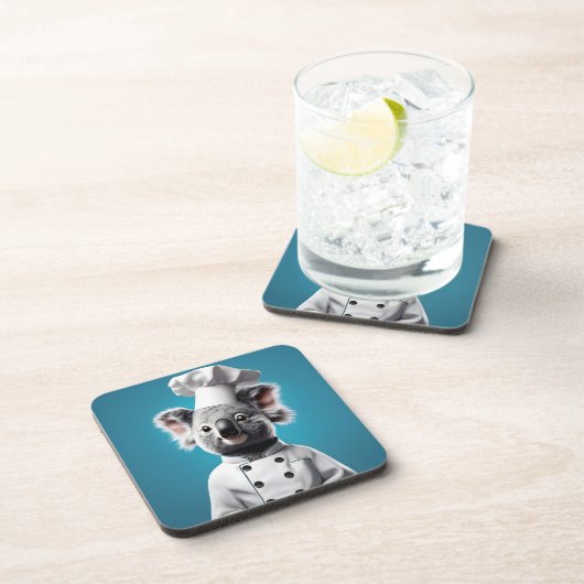 Dessous-de-verre Chef Koala (Côté Droit)