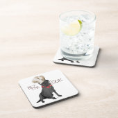 Dessous-de-verre Chef Labrador Retriever Noir (Côté Droit)