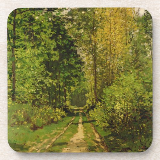Dessous-de-verre Chemin boisé de Claude Monet | (Devant)
