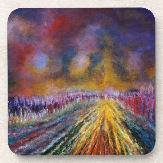 Dessous-de-verre Chemin pourpre (Devant)