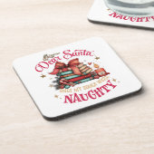 Dessous-de-verre Cher Père Noël, Seuls Mes Livres Ont Été Vilains (Côté gauche)