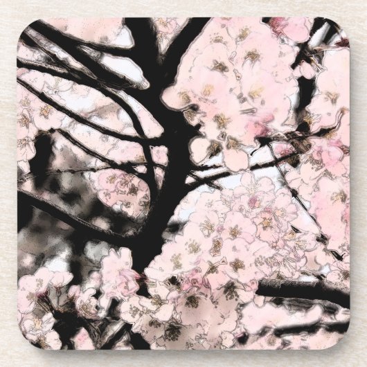 Dessous-de-verre Cherry Blossom édité (Devant)