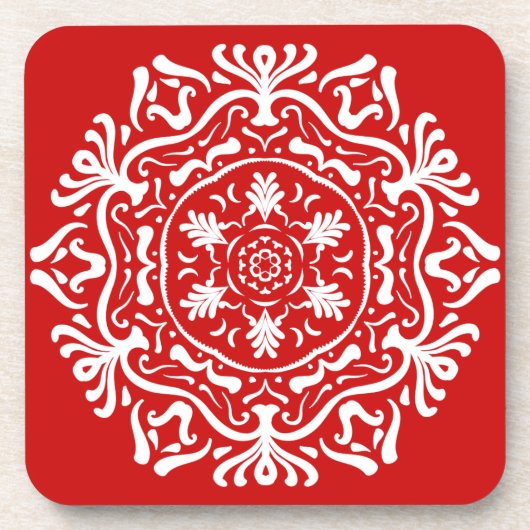 Dessous-de-verre Cherry Mandala (Devant)