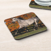 Dessous-de-verre Cheval arabe : Automne 1 (Côté gauche)