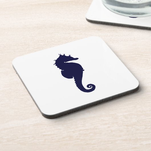 Dessous-de-verre Cheval bleu foncé (Côté gauche)