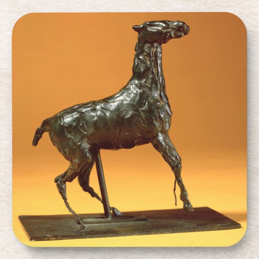 Dessous-de-verre Cheval Caracoling (bronze) (Devant)