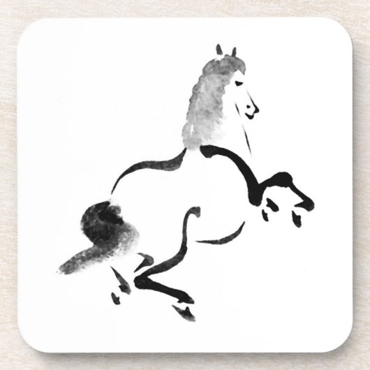 Dessous-de-verre Cheval chinois vintage (Devant)