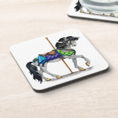 Dessous-de-verre Cheval de carrousel (Côté gauche)