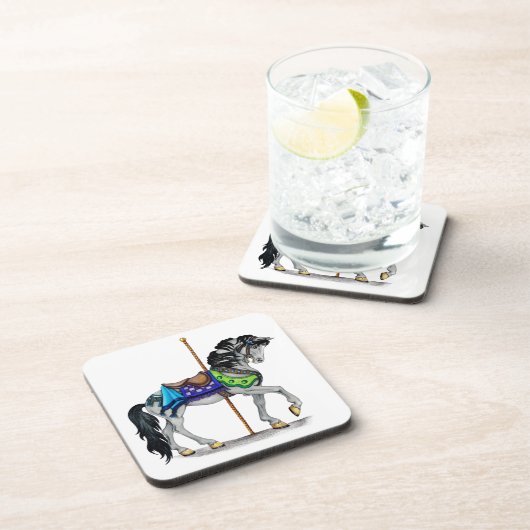 Dessous-de-verre Cheval de carrousel (Côté Droit)