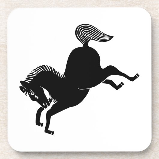 Dessous-de-verre Cheval de course (Devant)