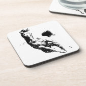 Dessous-de-verre Cheval de course (Côté gauche)