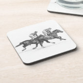 Dessous-de-verre Cheval de course de pur sang - ensemble de 6 (Côté gauche)