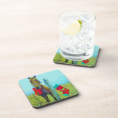 Dessous-de-verre Cheval de Noël Brown (Côté Droit)