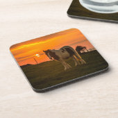 Dessous-de-verre Cheval du coucher du soleil (Côté gauche)