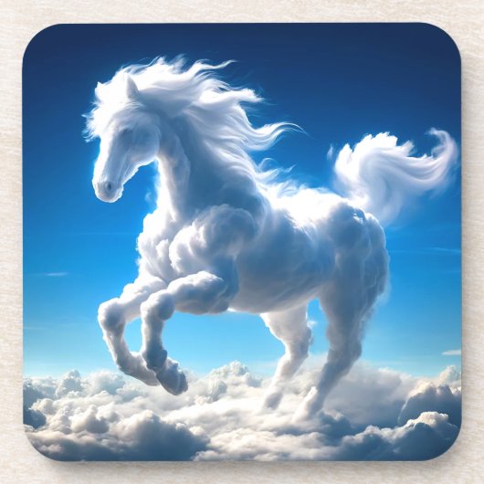 Dessous-de-verre Cheval du nuage (Devant)