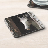 Dessous-de-verre Cheval gris Mare (Côté gauche)