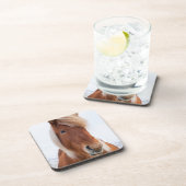 Dessous-de-verre Cheval islandais en hiver (Côté Droit)