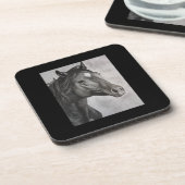 Dessous-de-verre Cheval Main Drake Art (Côté gauche)
