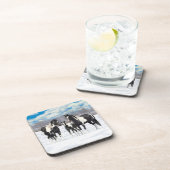 Dessous-de-verre Cheval Pinto Quarter Noir Chevaux Paint Chevaux Da (Côté Droit)