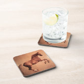 DESSOUS-DE-VERRE CHEVAL ROUGE (Côté Droit)