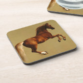 DESSOUS-DE-VERRE CHEVAL ROUGE (Côté gauche)