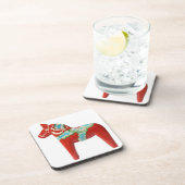 Dessous-de-verre Cheval rouge de Dala de Suédois (Côté Droit)