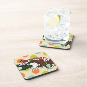 Dessous-de-verre Chevaux de course Beverage Coaster
