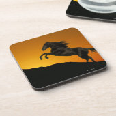 Dessous-de-verre Chevaux d'imaginaire : Coucher du soleil de (Côté gauche)