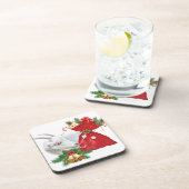 Dessous-de-verre Chèvre Saanen Avec Esprit De Vacances (Côté Droit)