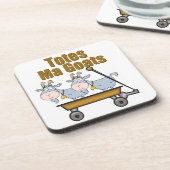 Dessous-de-verre Chèvres de mA d'emballages (Côté gauche)