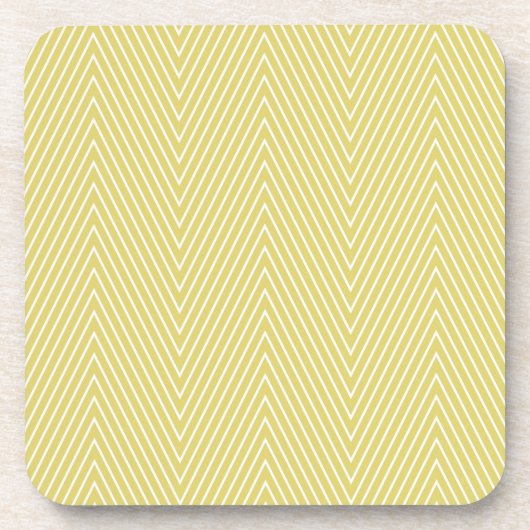 Dessous-de-verre chevron citron (Devant)