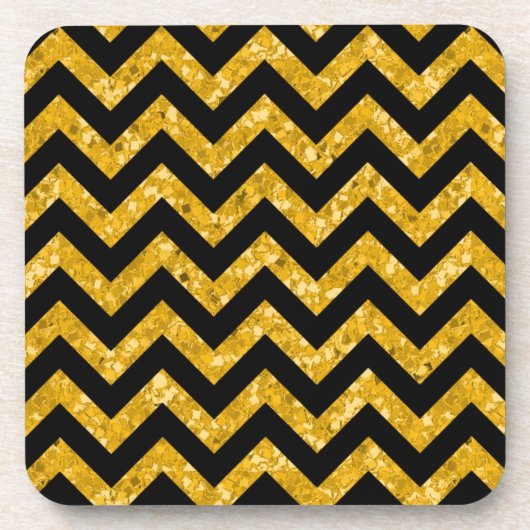 Dessous de verre Chevron Parties scintillant Look (Devant)