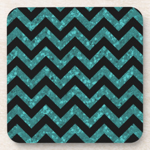 Dessous de verre Chevron Parties scintillant Look
