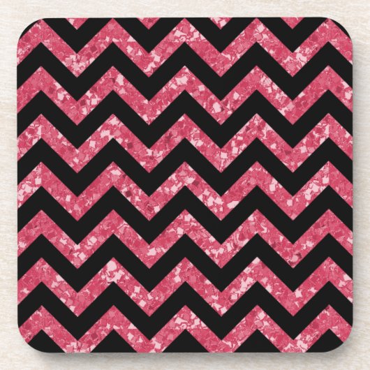 Dessous de verre Chevron Parties scintillant Look (Devant)
