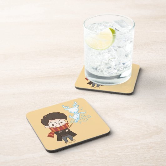 Dessous-de-verre Chibi HARRY POTTER™ Patronus (Côté Droit)