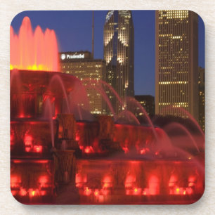 Dessous-de-verre Chicago, Illinois, fontaine Buckingham