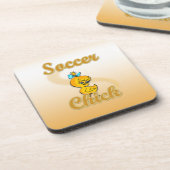 Dessous-de-verre Chick de soccer (Côté gauche)
