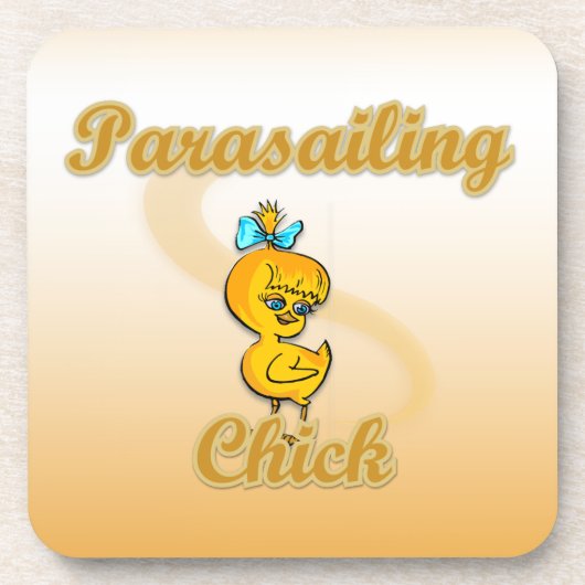 Dessous-de-verre Chick parachutiste (Devant)