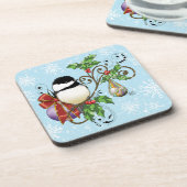 Dessous-de-verre Chickadee de vacances (Côté gauche)