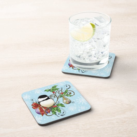 Dessous-de-verre Chickadee de vacances (Côté Droit)