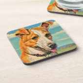 Dessous-de-verre chien beau chien (Côté gauche)