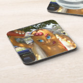 Dessous-de-verre Chien chaud (Côté gauche)