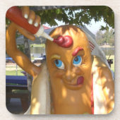 Dessous-de-verre Chien chaud (Devant)