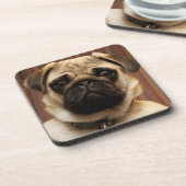Dessous-de-verre Chien chiot carlin (Côté gauche)