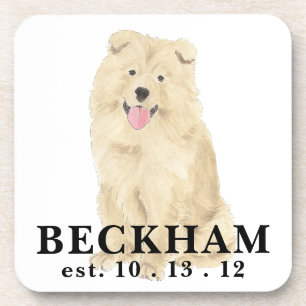 Dessous-de-verre Chien Chow Chow Personnalisé